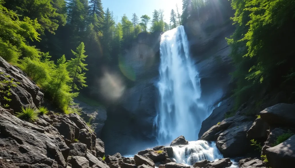 what happens if you fall into follheur waterfall